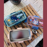 Kids Lunch Box | Stainless Steel | Air Tight | Spoon 1 Containers Stainless Steel School Lunch Box  (800 ml)