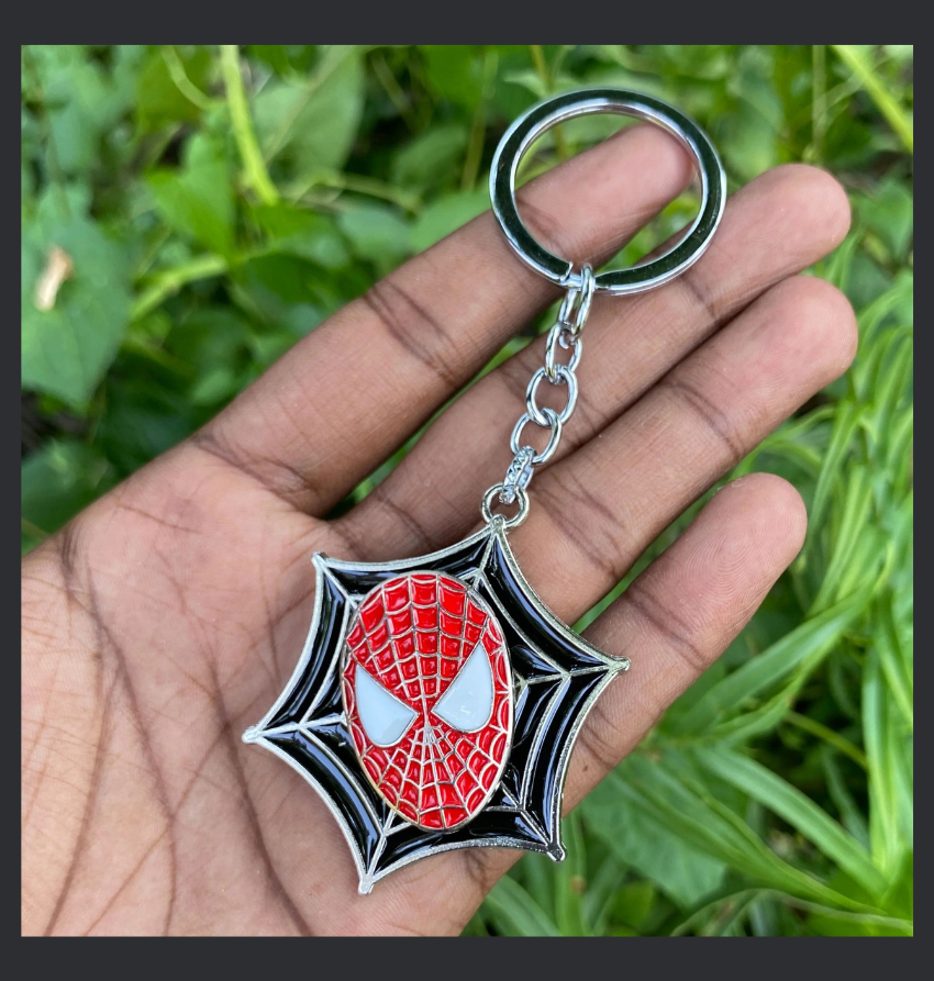 Premium Metal Spinning Keychain Ring - Rotating & Revolving Key Holder
