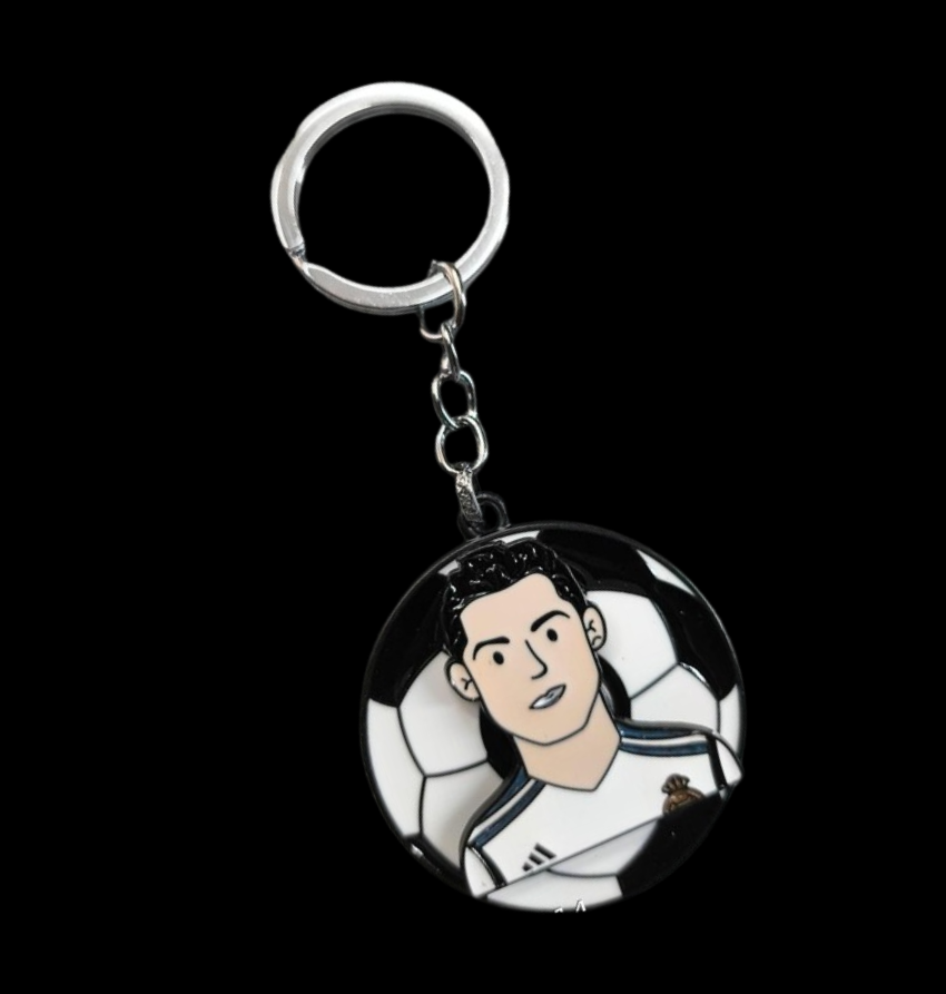 Premium Metal Spinning Keychain Ring - Rotating & Revolving Key Holder