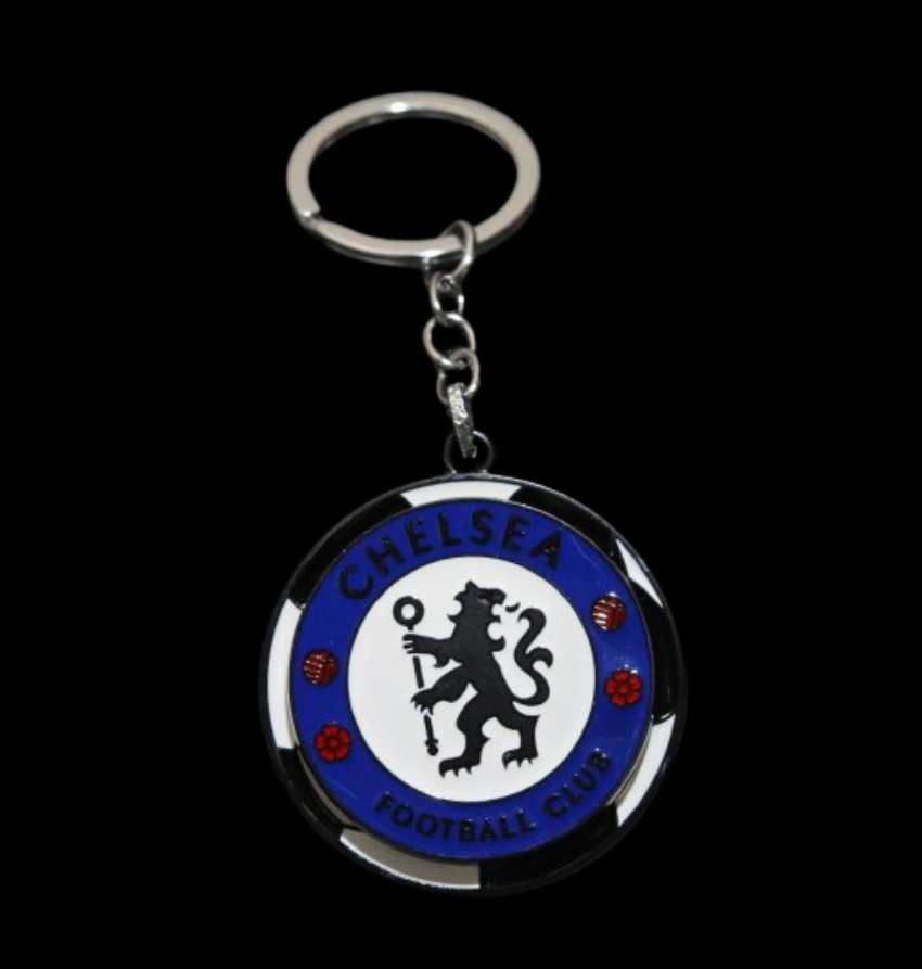 Premium Metal Spinning Keychain Ring - Rotating & Revolving Key Holder