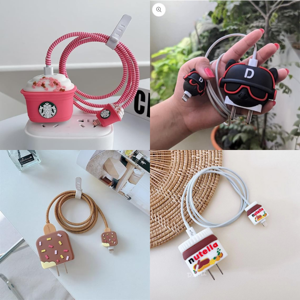 25W Charger Protector for Samsung, Protective Silicone Case Cover 25W Power Adapter Charger with Wire Saver - Pack of 1