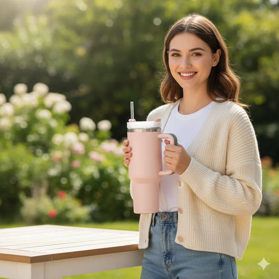 Stainless Steel Vacuum Insulated Tumbler (40 oz)