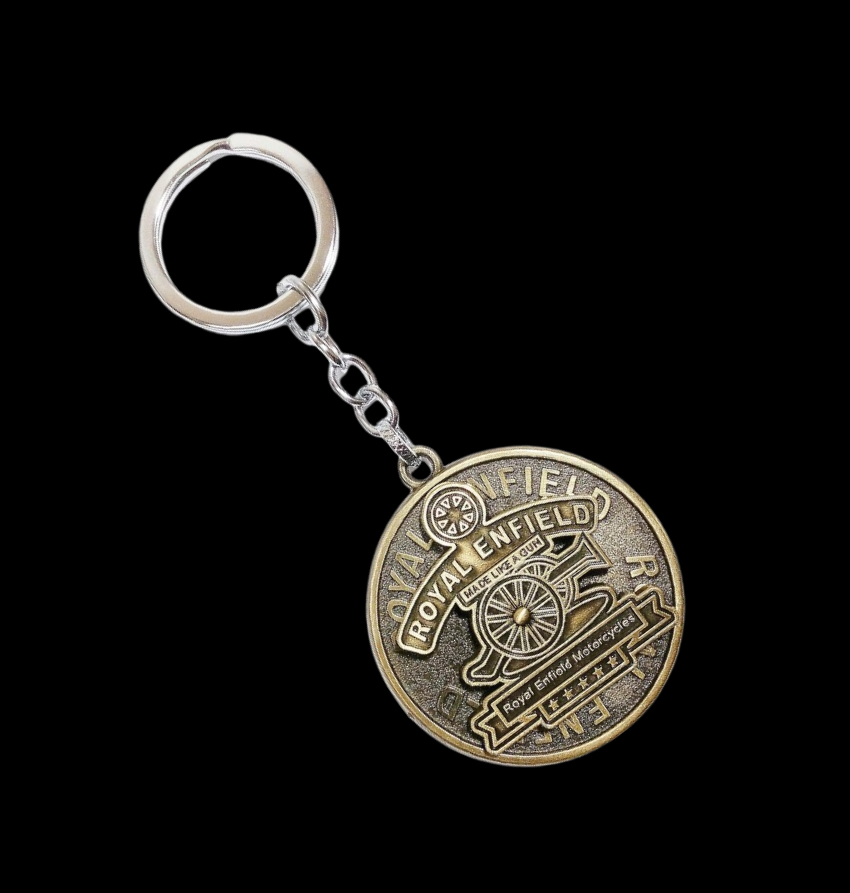 Premium Metal Spinning Keychain Ring - Rotating & Revolving Key Holder