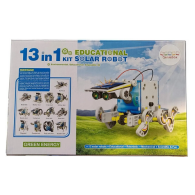 13-in-1 Solar Educational Robot Kit Toys - Powered by The Solar Energy - Building Kit DIY Assembly Battery Operated Robotic Set - for Kids