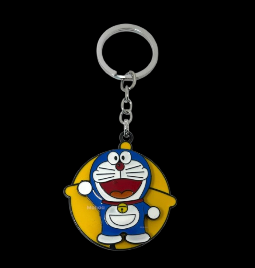 Premium Metal Spinning Keychain Ring - Rotating & Revolving Key Holder