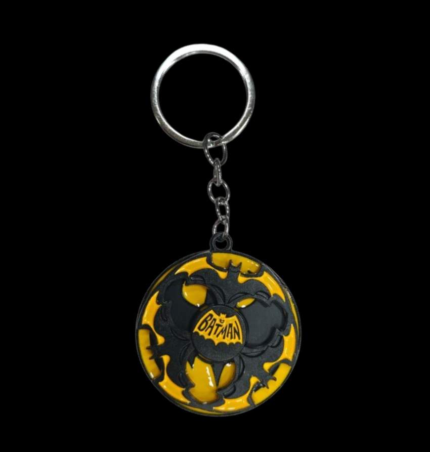 Premium Metal Spinning Keychain Ring - Rotating & Revolving Key Holder