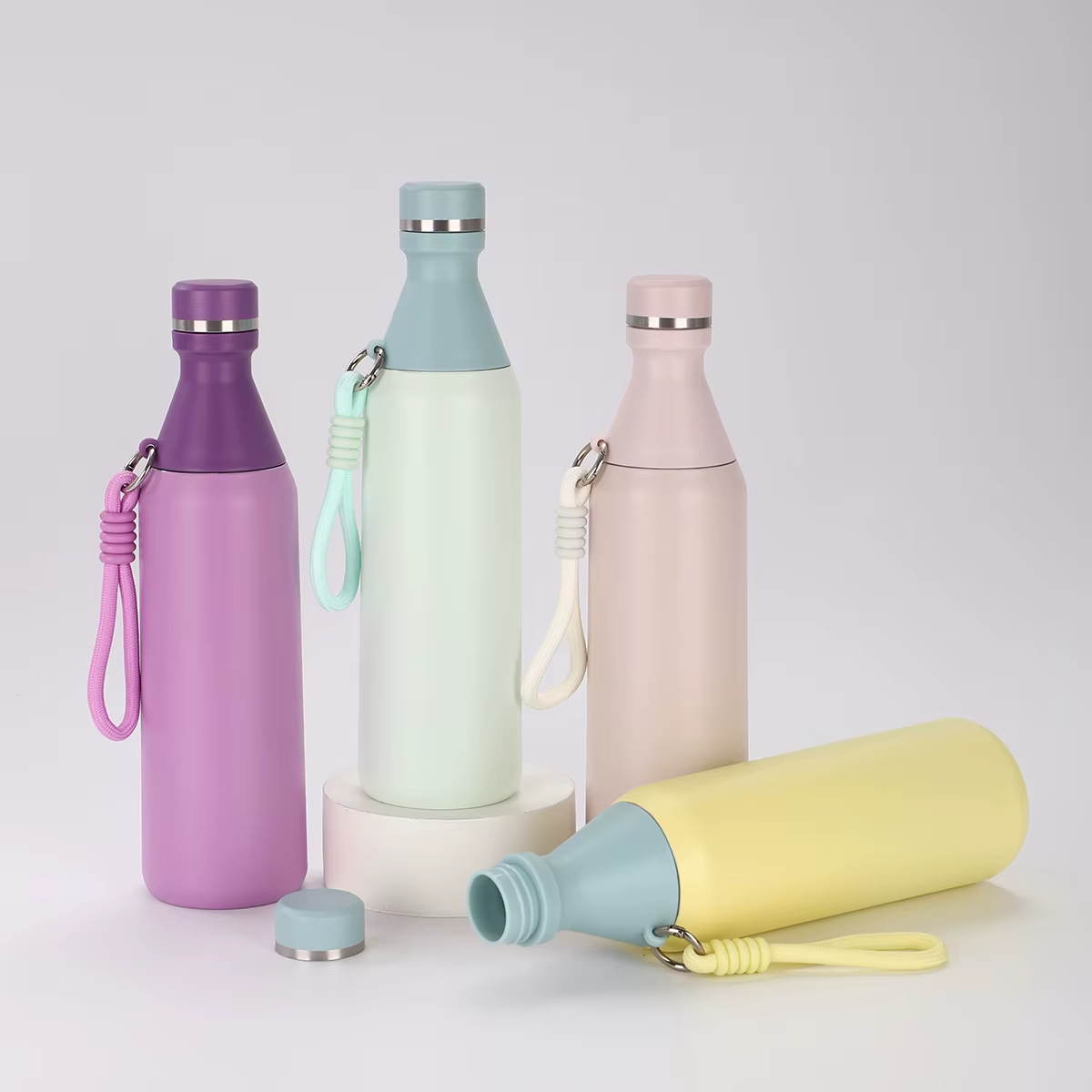 Custom 500ml Outdoor Sports Small Mouth Stainless Steel Thermos Cup Outdoor Sports Kettle Cola Water Bottle Thermal Flask