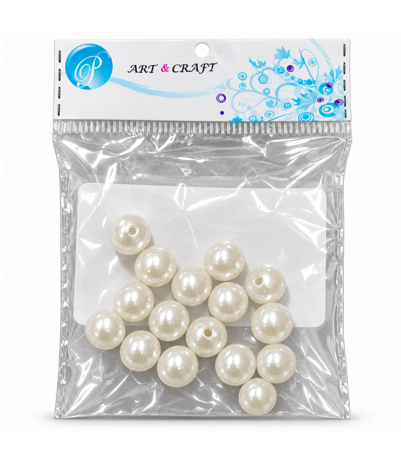 R2BS1906-Pear Beads Set (white) Big