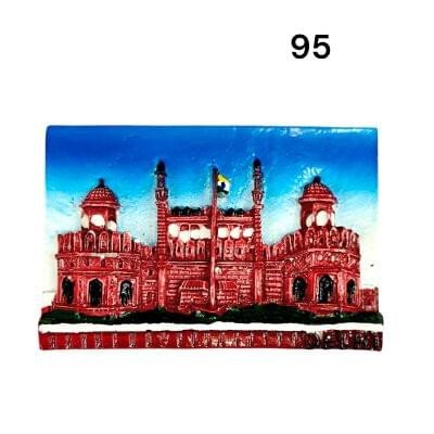 Decorative 3D Polyresin Refrigerator Magnet – Vivid Travel Souvenir, Spiritual Idol & Food Miniature Magnet