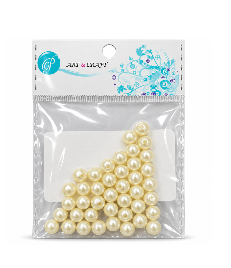 R2BS1907-Pear Beads Set (Pearl White) Small