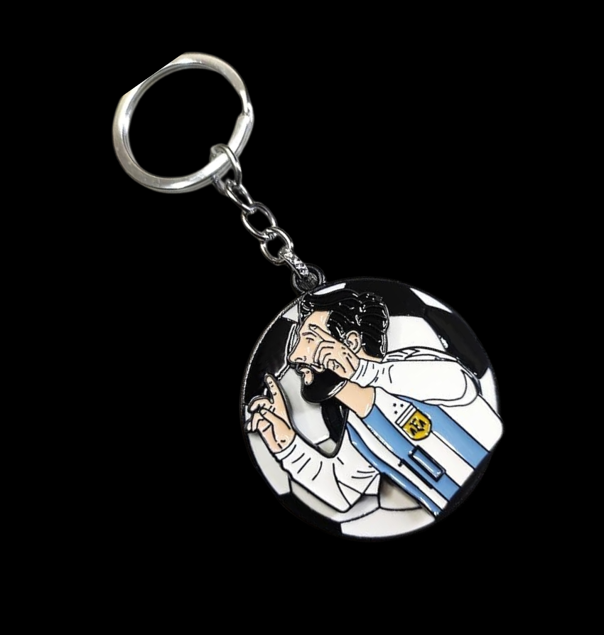 Premium Metal Spinning Keychain Ring - Rotating & Revolving Key Holder