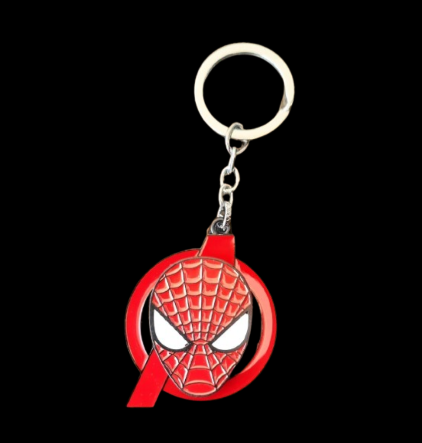 Premium Metal Spinning Keychain Ring - Rotating & Revolving Key Holder