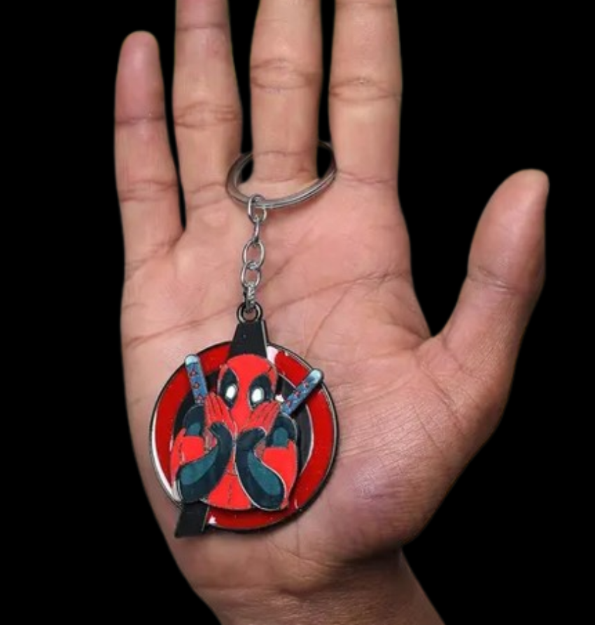 Premium Metal Spinning Keychain Ring - Rotating & Revolving Key Holder